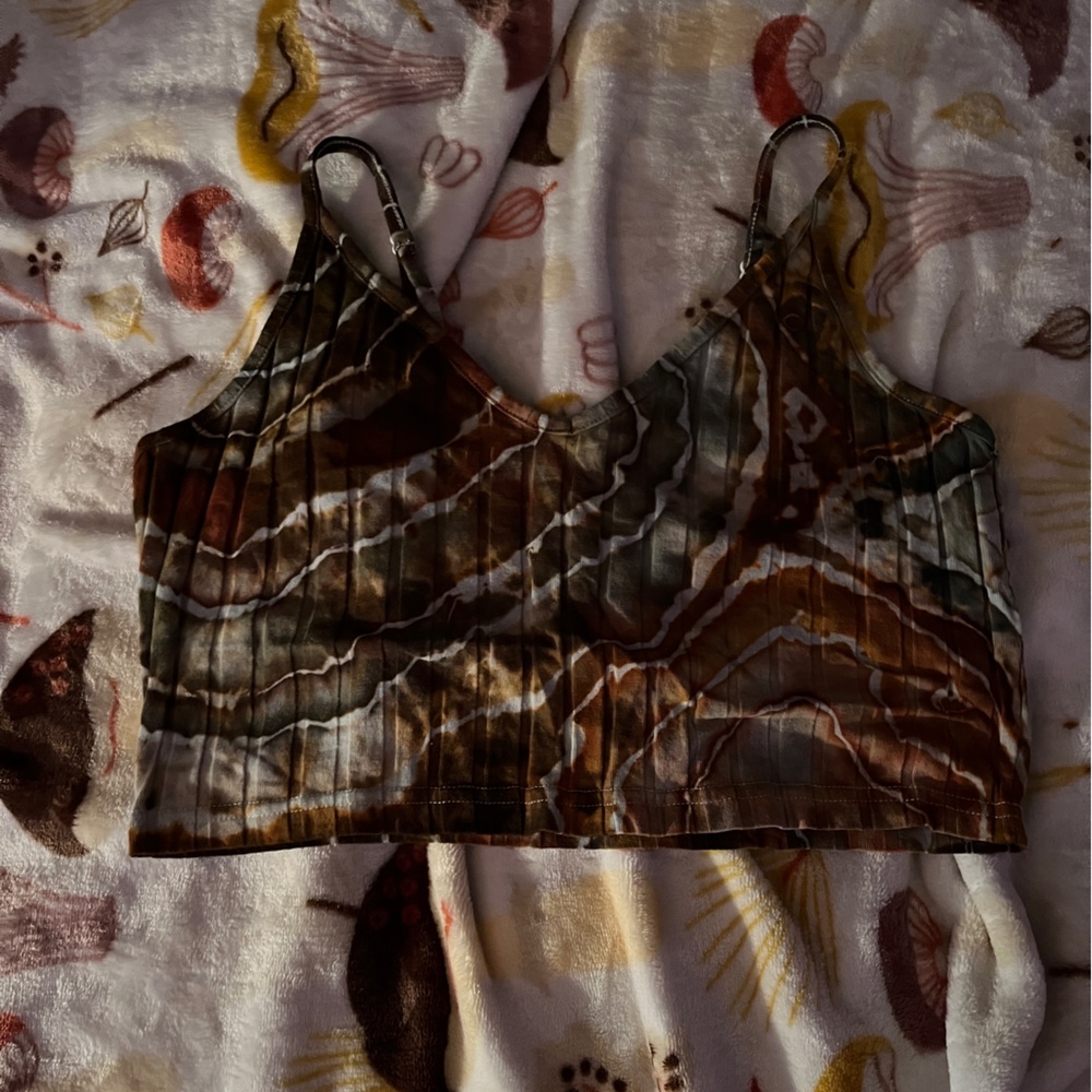 Tie Dye Crop Tank Top